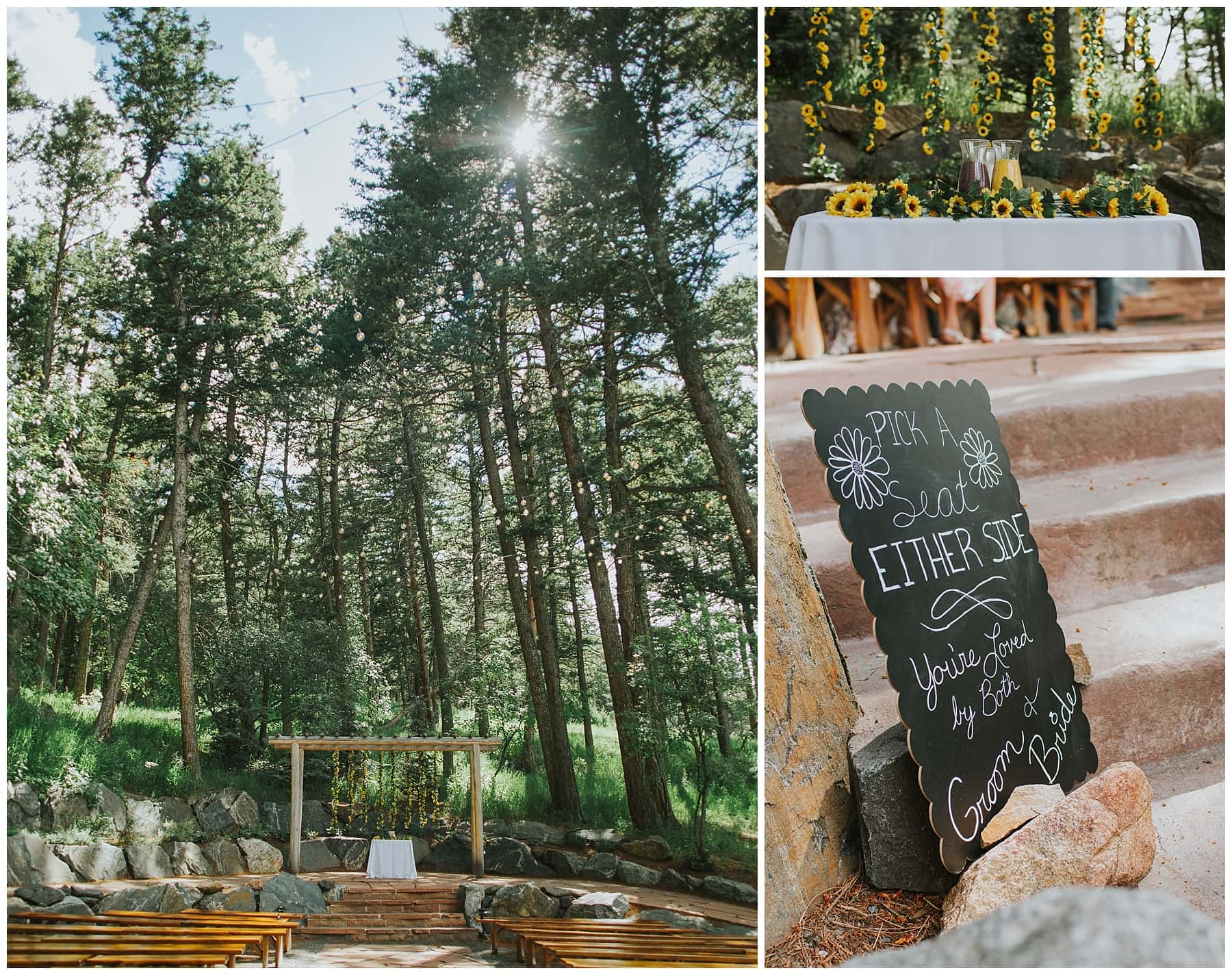 The Pines at Genesee colorado mountain wedding photography