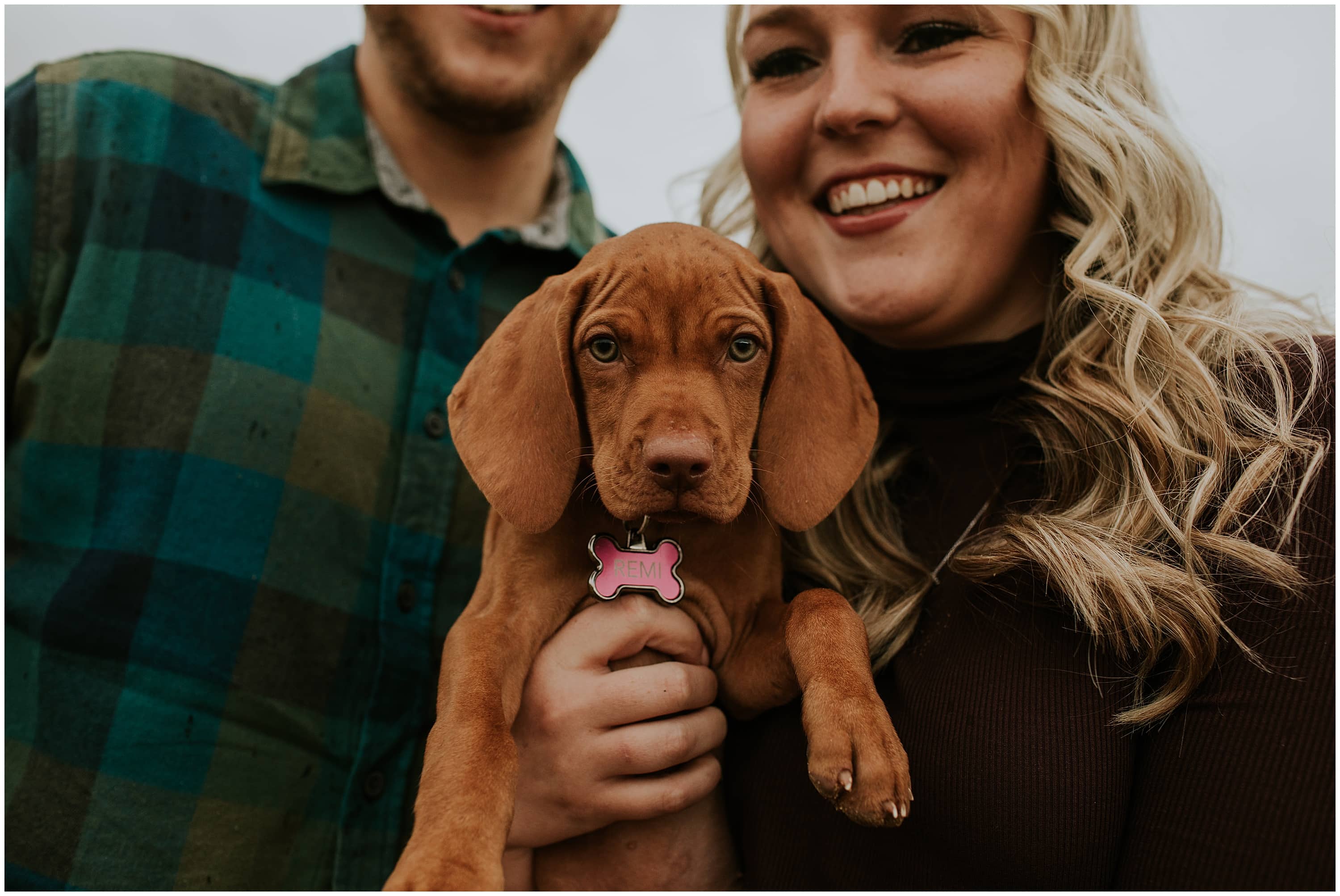 Boulder Flatirons Engagement Session with a puppy