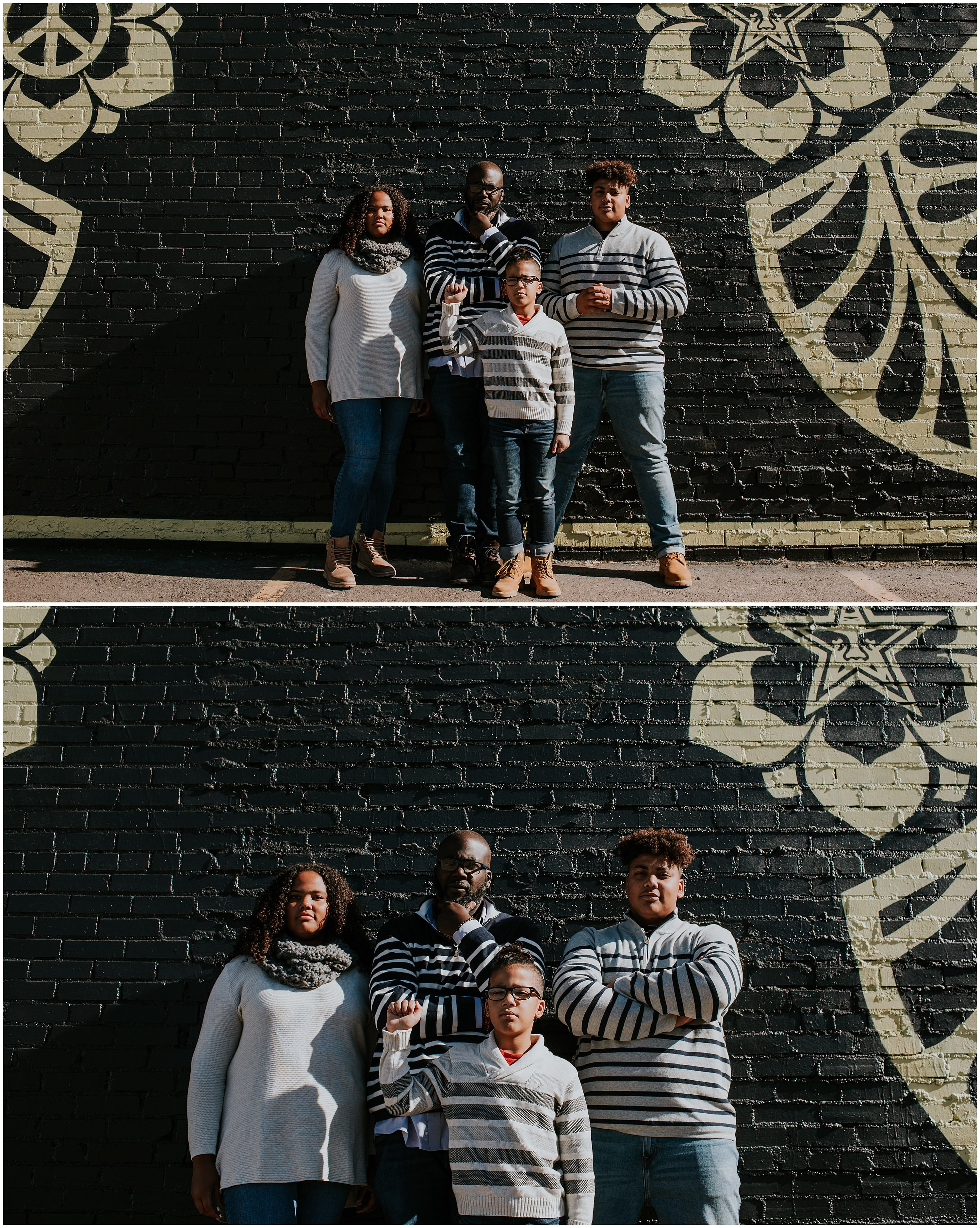Denver family session, denver black family, minnesota black family, family for euqality, equality, power & equality, fall family session, denver fall family session, RiNo Art district